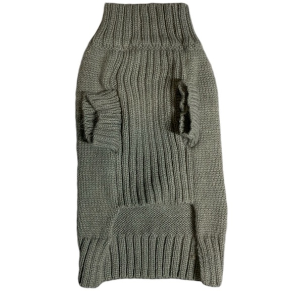 Knit Grey Rudolph Sweater - Picture 2 of 5